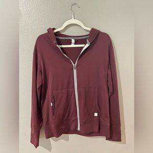Maroon Zip-Up Jacket